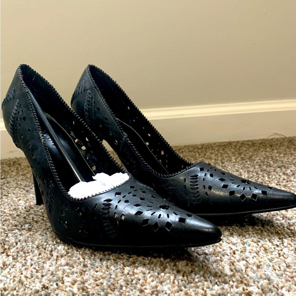 Black Heels, Size 7.5
